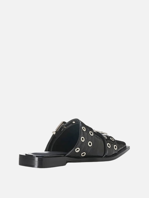 Perlu Zinia - Black Crinkle Patent