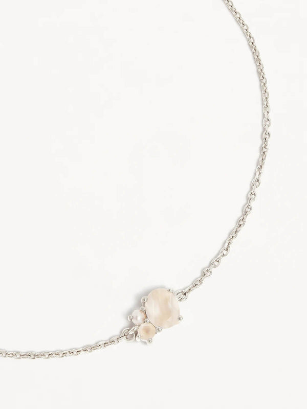 Perlu Sterling Silver Kindred Birthstone Bracelet - June