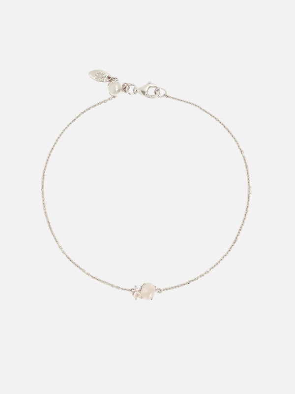 perlu Sterling Silver Kindred Birthstone Bracelet - June