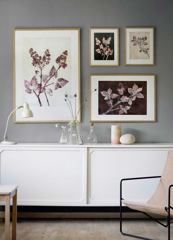 Pernille Folcarelli Art wall no.9 - set of 4 prints