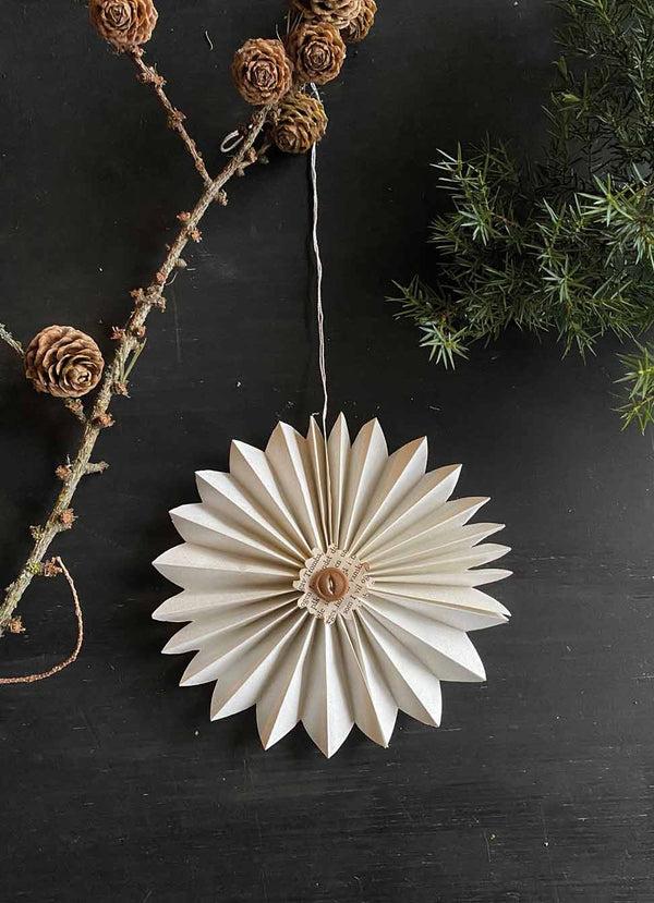 Pernille Folcarelli Christmas rosette - white