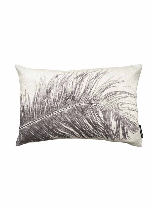 Pernille Folcarelli Feather Cushion Light Grey