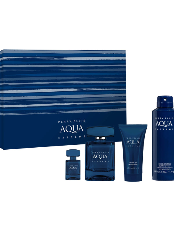 perry ellis 4-Pack Aqua Extreme Fragrance Gift Set Assorted