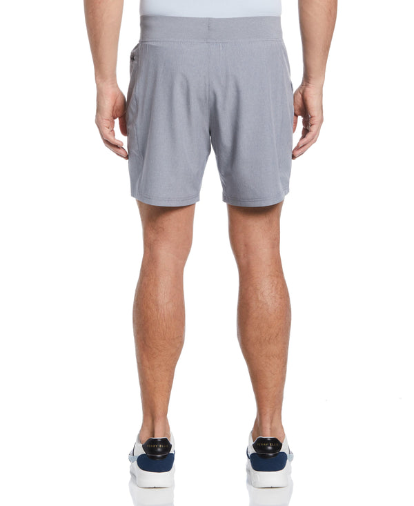 Perry Ellis 7" Pull-On Stretch Short Tradedawn Heather
