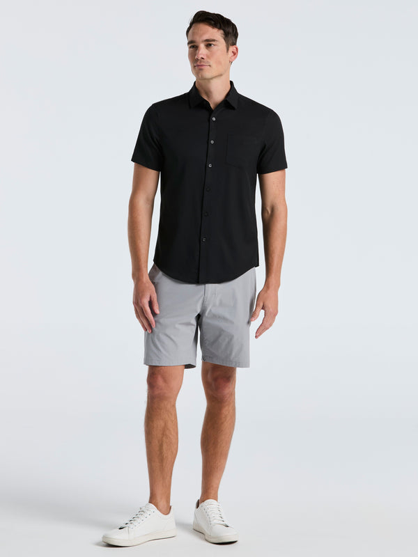 perry ellis 8" Limitless Stretch Tech Short Chieseled Stone
