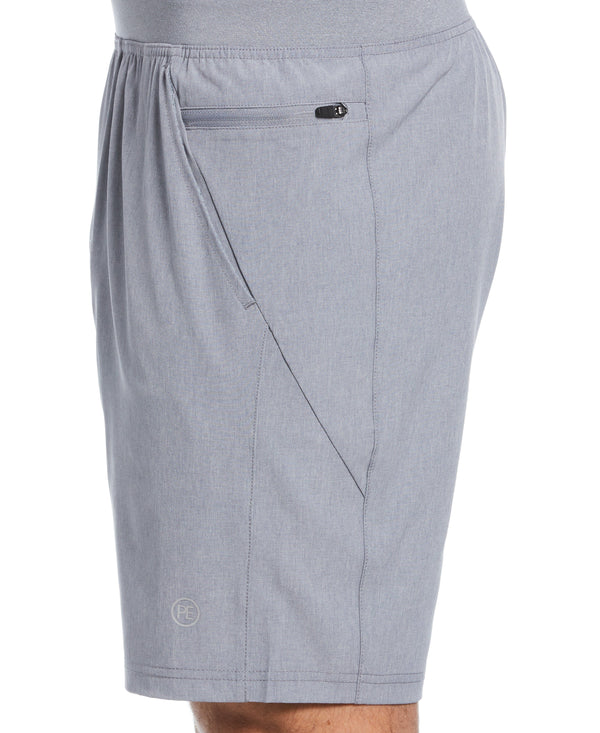 Perry Ellis 9" Pull-On Stretch Short Tradedawn Heather