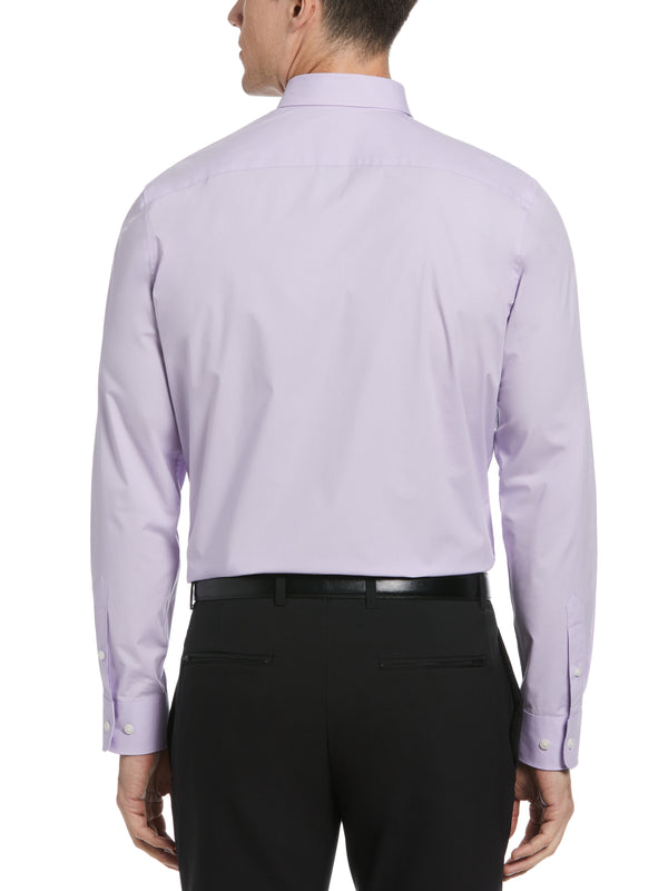 Perry Ellis Luxury Cotton Poplin Dress Shirt Bright White