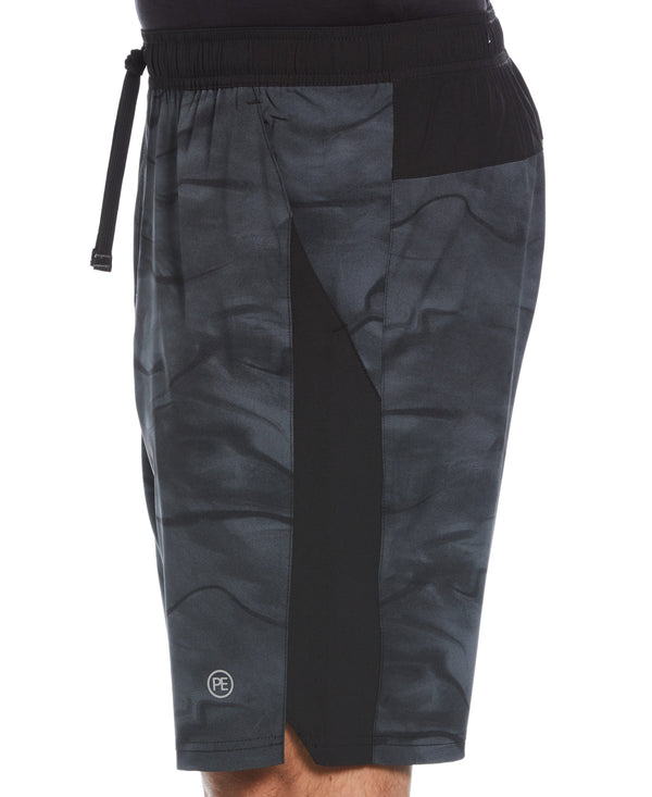 Perry Ellis 9" Printed Stretch Short Caviar