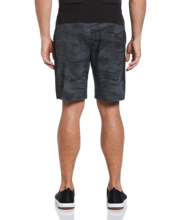 Perry Ellis 9" Printed Stretch Short Caviar
