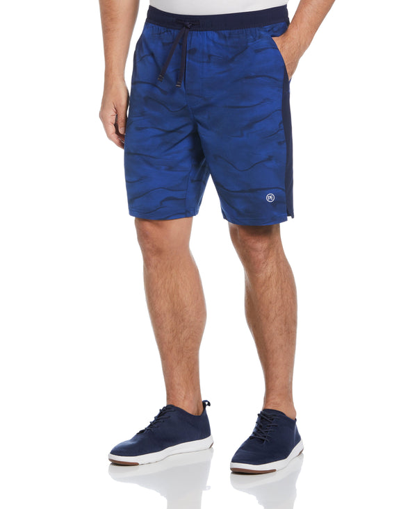 Perry Ellis 9" Printed Stretch Short Caviar