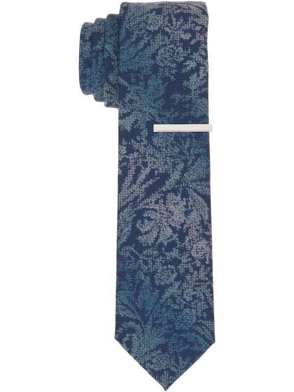 perry ellis Andrelle Floral Slim Tie Turquoise