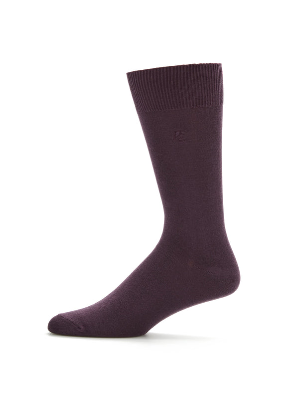 perry ellis Bamboo Logo Socks Plum Perfect
