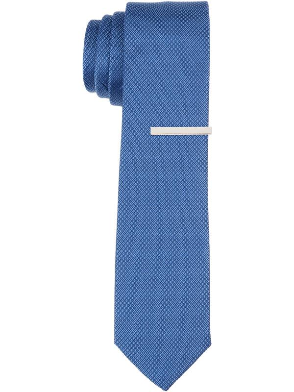 perry ellis Canamar Mini Slim Tie Blue