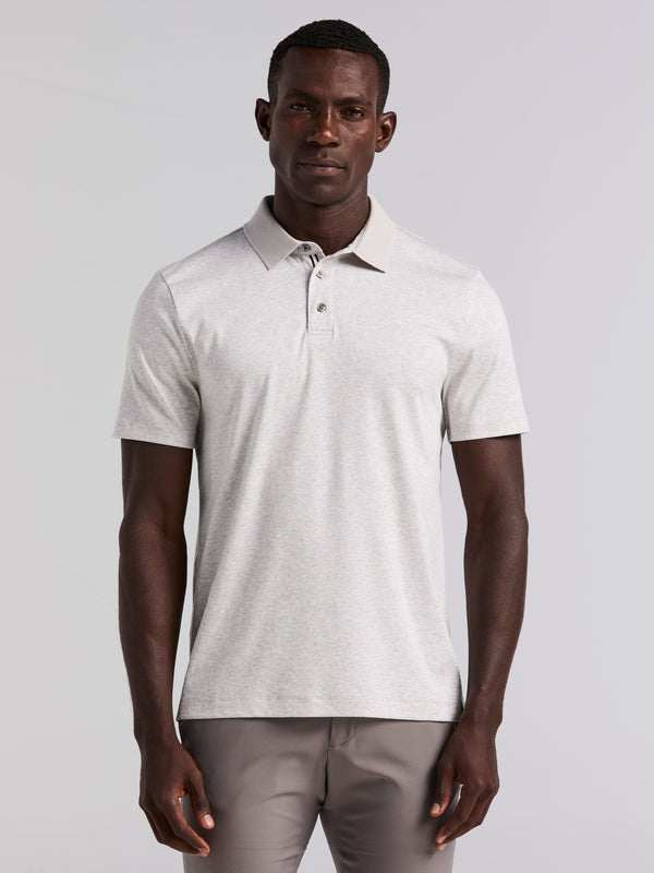 perry ellis Cool Interlock Polo Moonstruck Heather