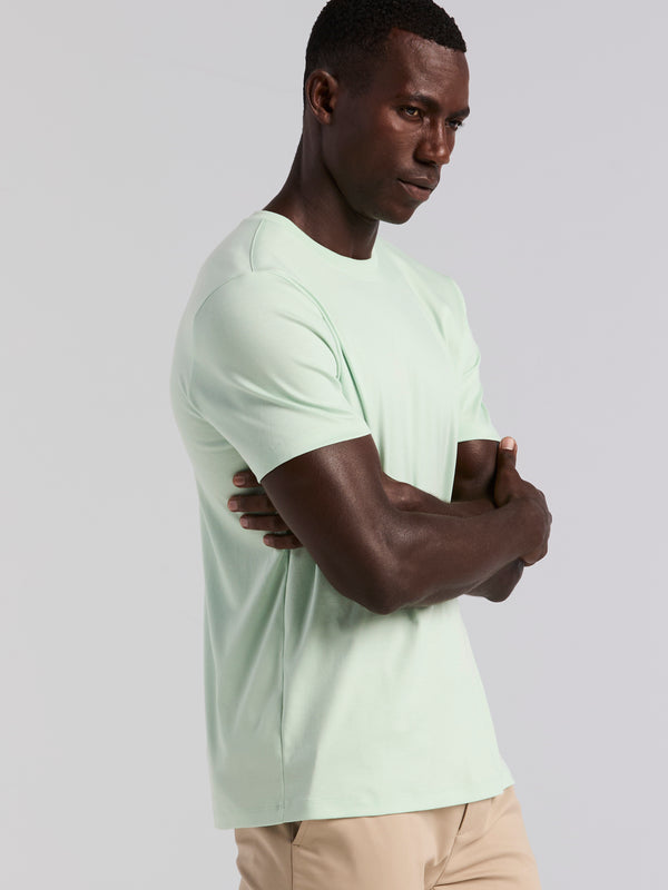 perry Ellis Cool Interlock Tee Silt Green