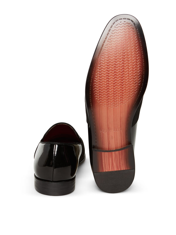 Perry Ellis Evening Patent Slip On Black