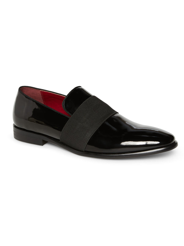 perry ellis Evening Patent Slip On Black