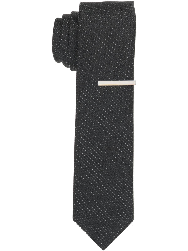 Perry Ellis Garratte Micro Slim Tie Navy