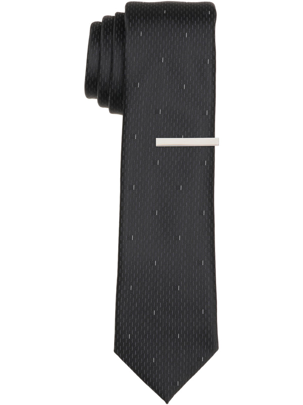 perry ellis Gavras Neat Slim Tie Black