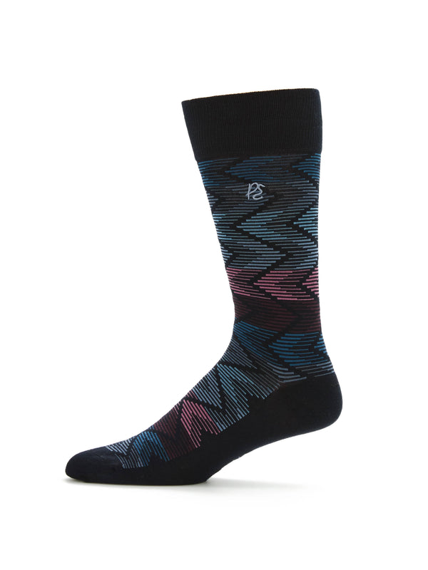 perry ellis Herringbone Bamboo Socks Dark Sapphire