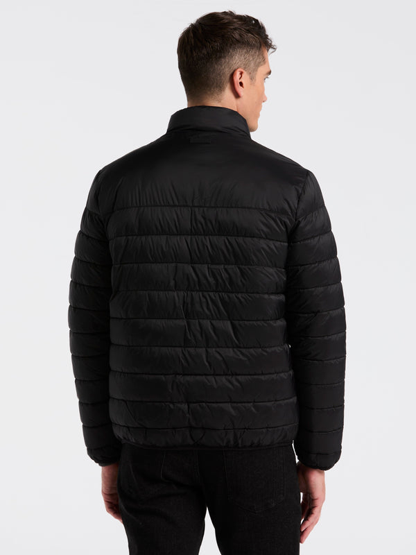 Perry Ellis Lightweight Puffer Jacket Black