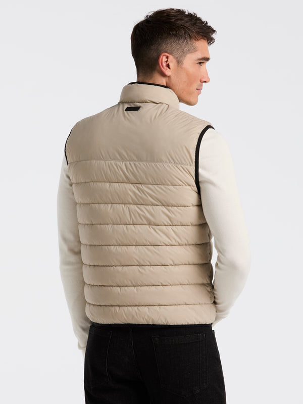 Perry Ellis Lightweight Puffer Vest Island Fossil