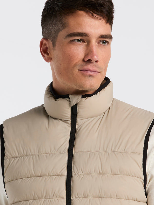 Perry Ellis Lightweight Puffer Vest Island Fossil
