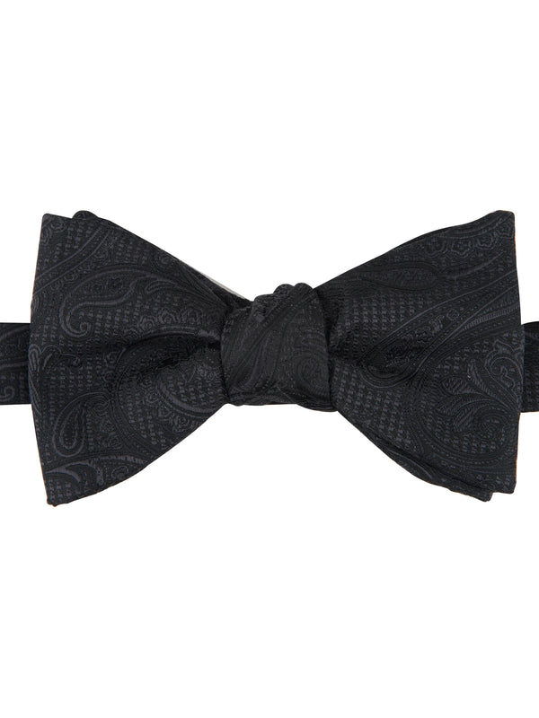 perry ellis Menga Paisley Bow Tie Black