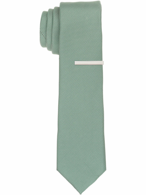 Perry Ellis Oxford Solid Slim Tie Charcoal