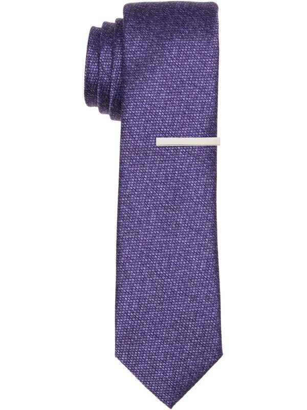 Perry Ellis Parker Abstract Slim Fit Tie Magenta