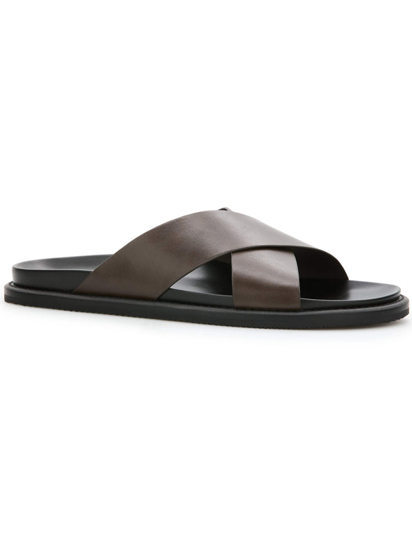 perry ellis Parker Slide Sandal Brown
