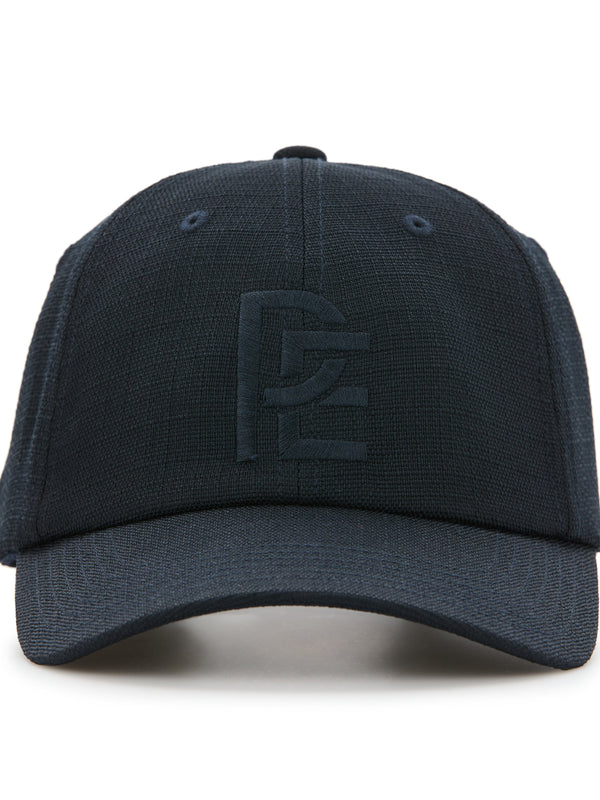 perry ellis Perry Linen Textured Cap Dark Sapphire