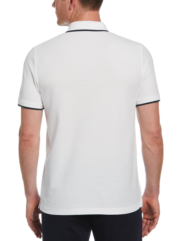 Perry Ellis Pique Polo Shirt Bright White