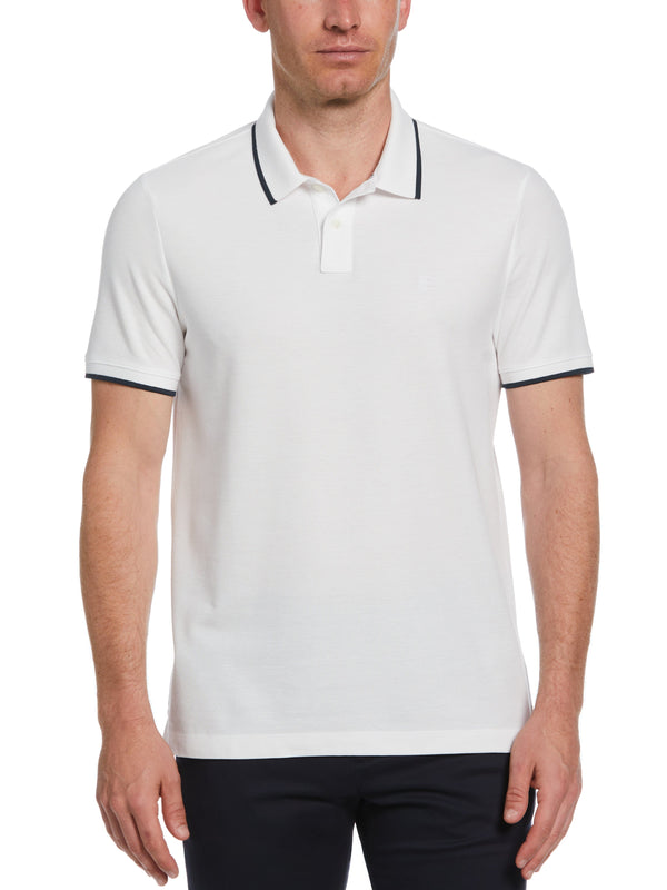 perry ellis Pique Polo Shirt Bright White