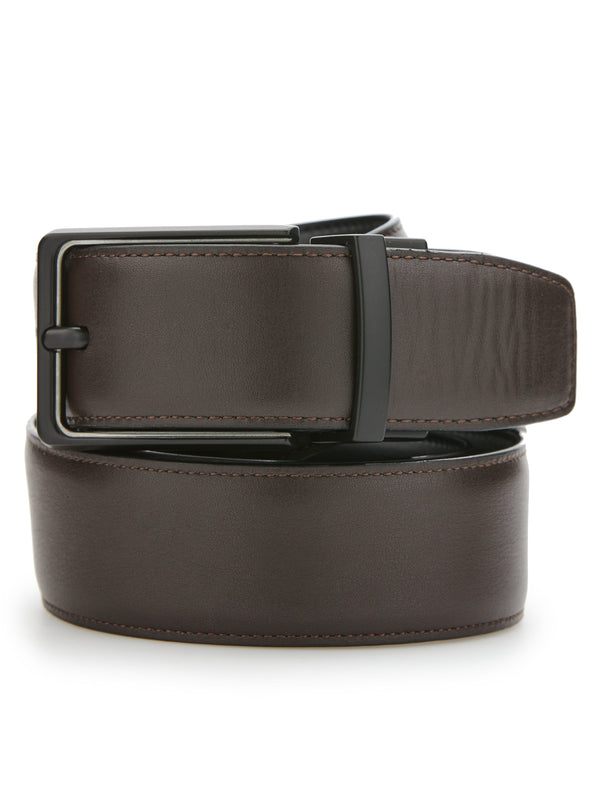 Perry Ellis Reversible Leather Belt Black/Brown