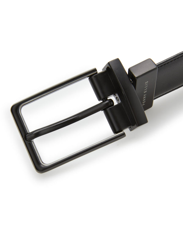 Perry Ellis Reversible Leather Belt Black/Brown