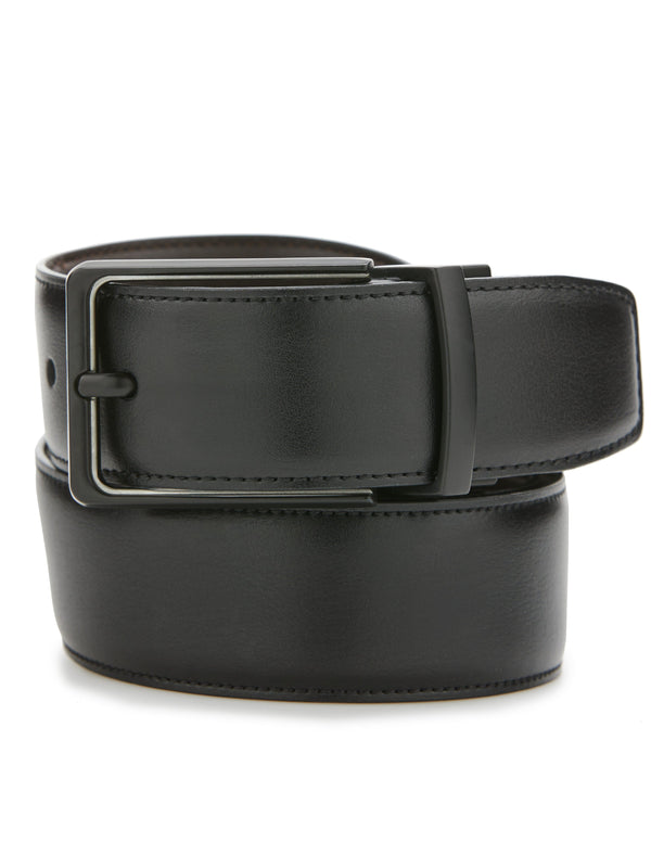 perry ellis Reversible Leather Belt Black/Brown