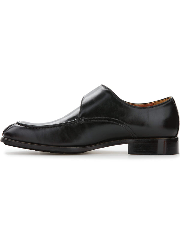 Perry Ellis Single Monk Strap Dress Shoe Black