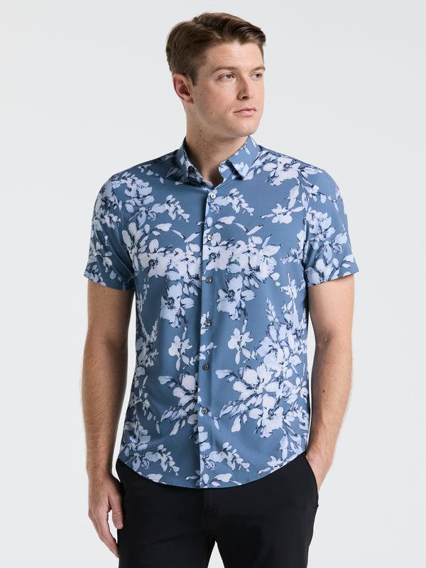 perry ellis Slim Fit Floral Shirt Bright White