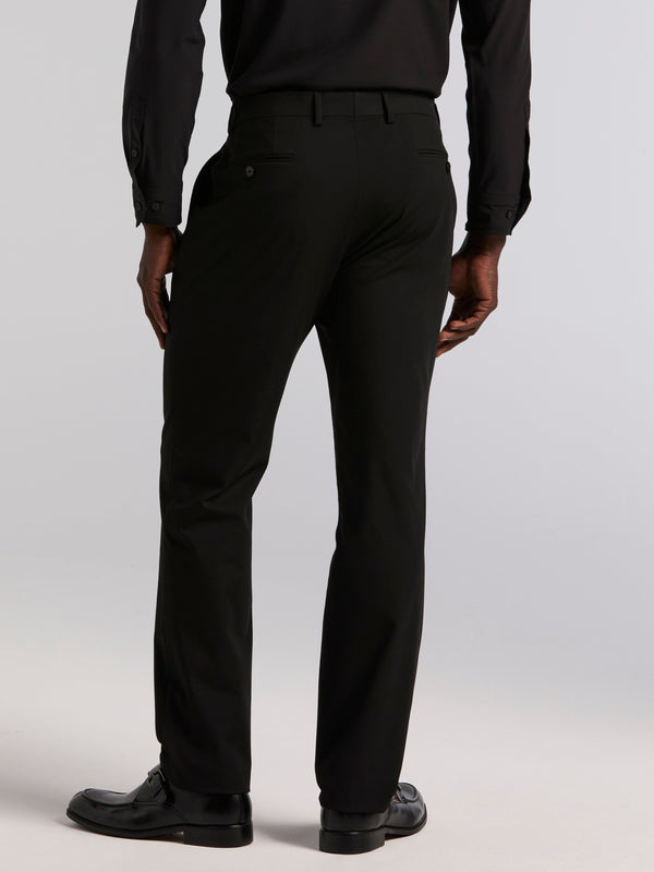 Perry Ellis Slim Fit Gabardine Suit Pant Black