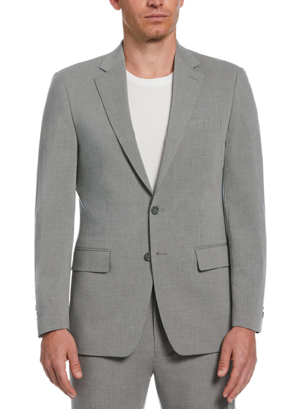 perry ellis Slim Fit Pinstripe Suit Jacket Grey