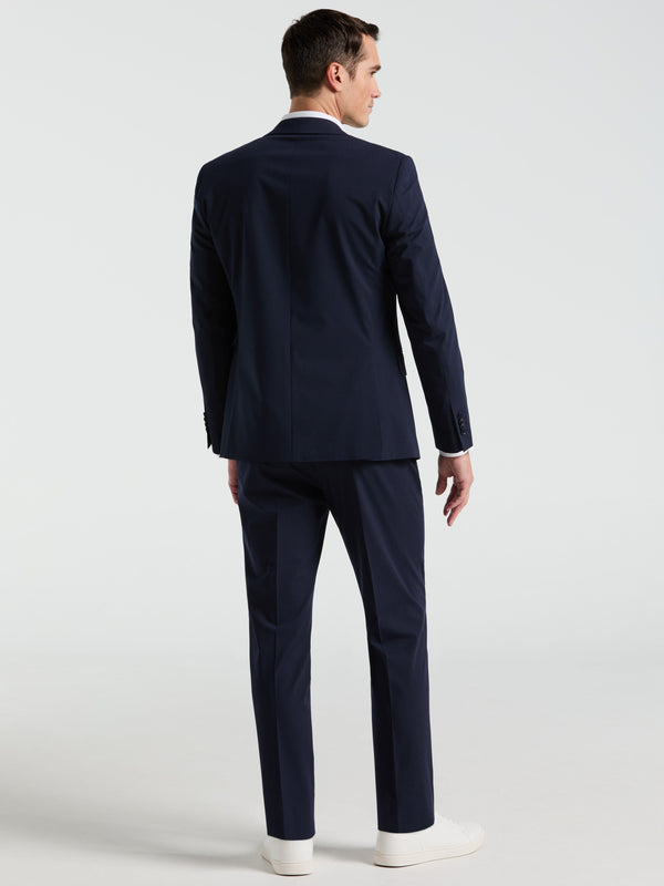 Perry Ellis Slim Fit Pinstripe Suit Pant Blue