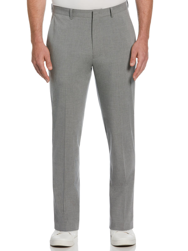 perry ellis Slim Fit Pinstripe Suit Pant Grey