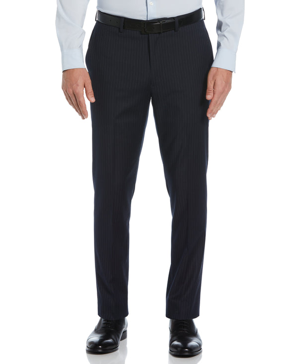 perry ellis Slim Fit Pinstripe Suit Pant Navy/Grey