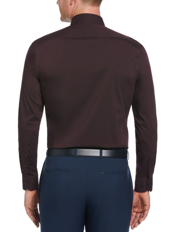 Perry Ellis Slim Fit Solid Dress Shirt Black