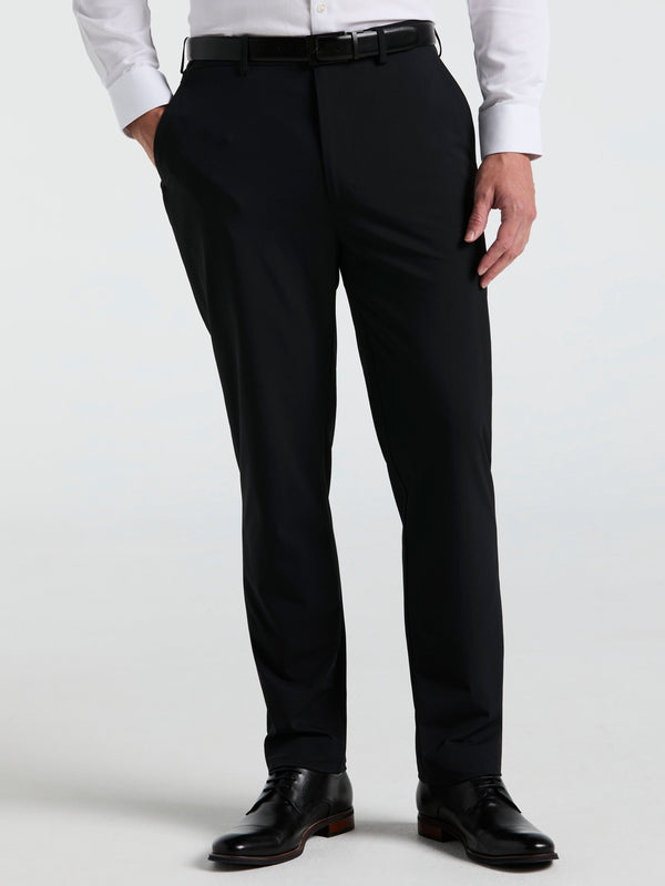 perry ellis Slim Fit Tech Suit Pant Black