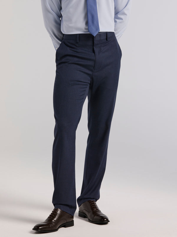 perry ellis Slim Micro Print Suit Pant Blue