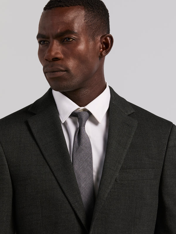 Perry Ellis Slim Olive Textured Sportcoat Olive