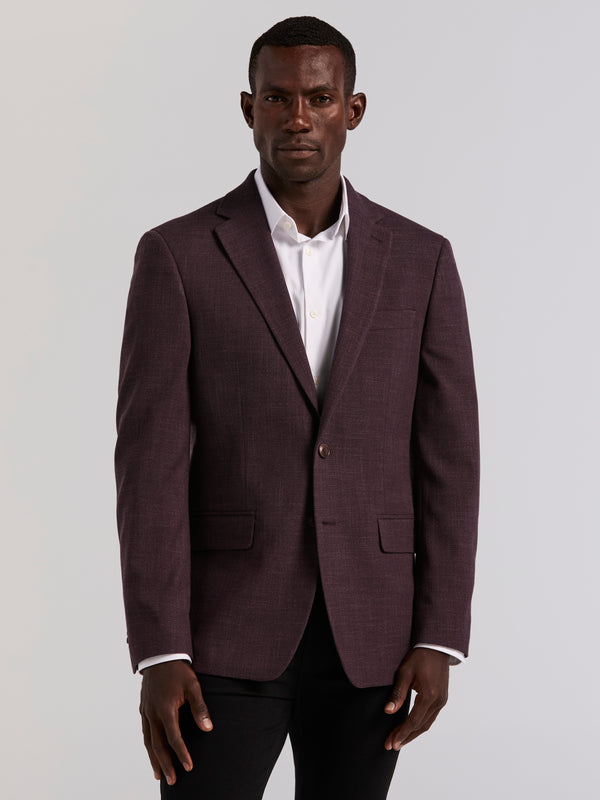 perry ellis Slim Textured Sportcoat Berry