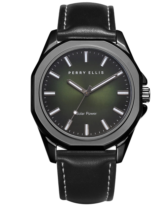 perry ellis Solar Powered Watch Black
